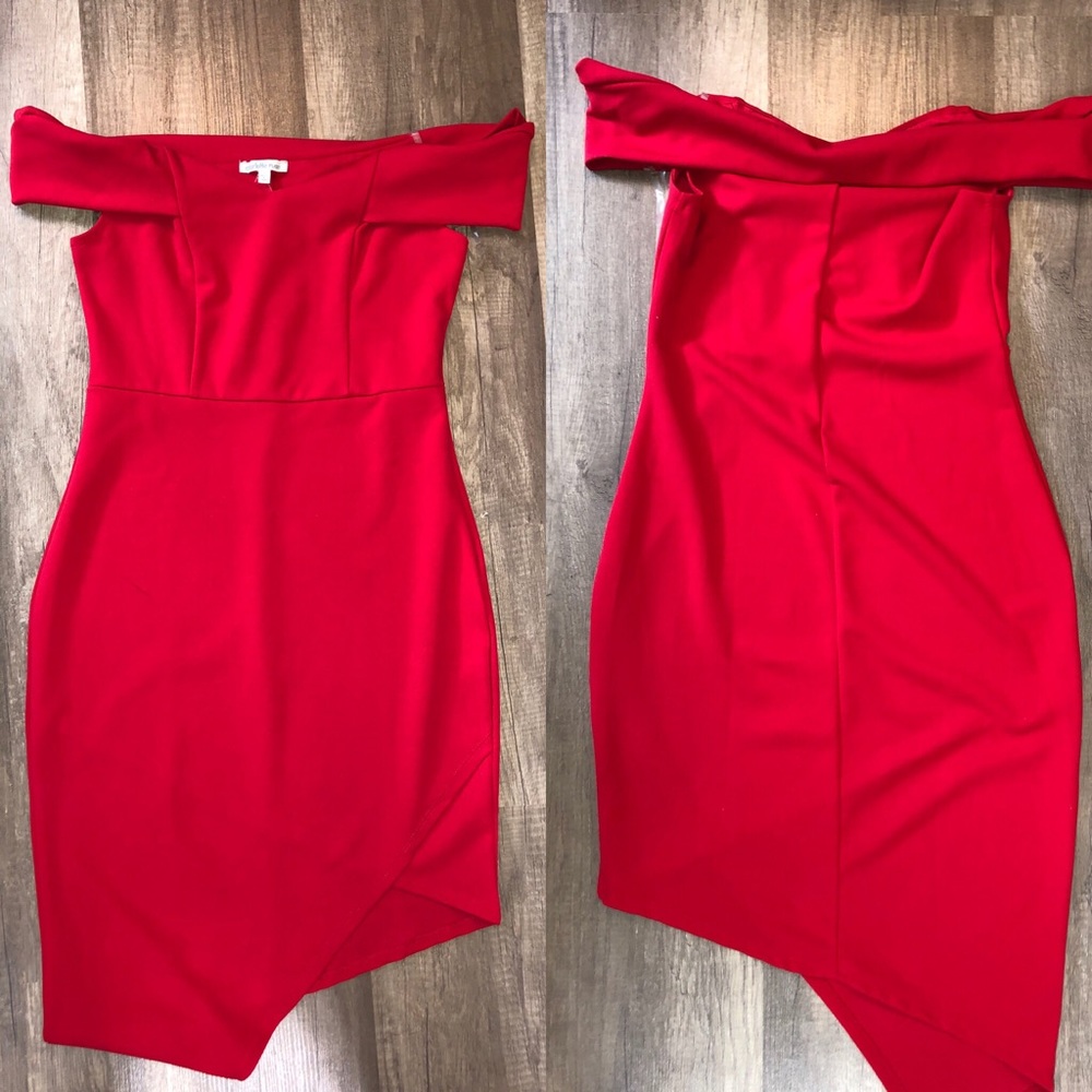 Charolette Russe Off the shoulder dress